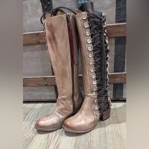 Freebird by Steven Chapelle Lace Up Leather Boots - Size 7